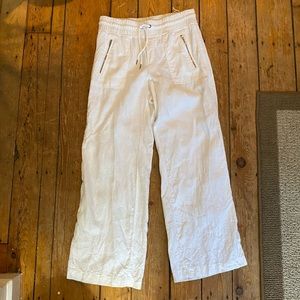 Athleta Linen Cabo Wide Leg pants